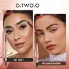 O.TWO.O 3 In 1 Eyebrow Pencil With Eyebrow Trimmer Precise Brow Definer Natural Brown Grey Color Waterproof Eye Brows Pen 2