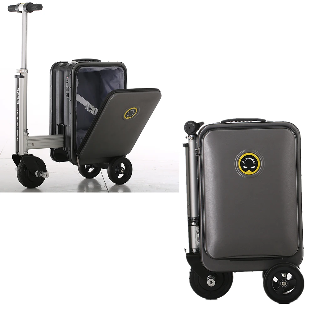 Черный самокат Smart Rideable