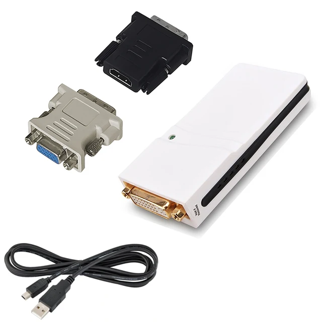 Adattatore HDMI A VGA FAWETTY - Connettore Oro, Per PC, Monitor, Proiettori, 1080p - Foto 9