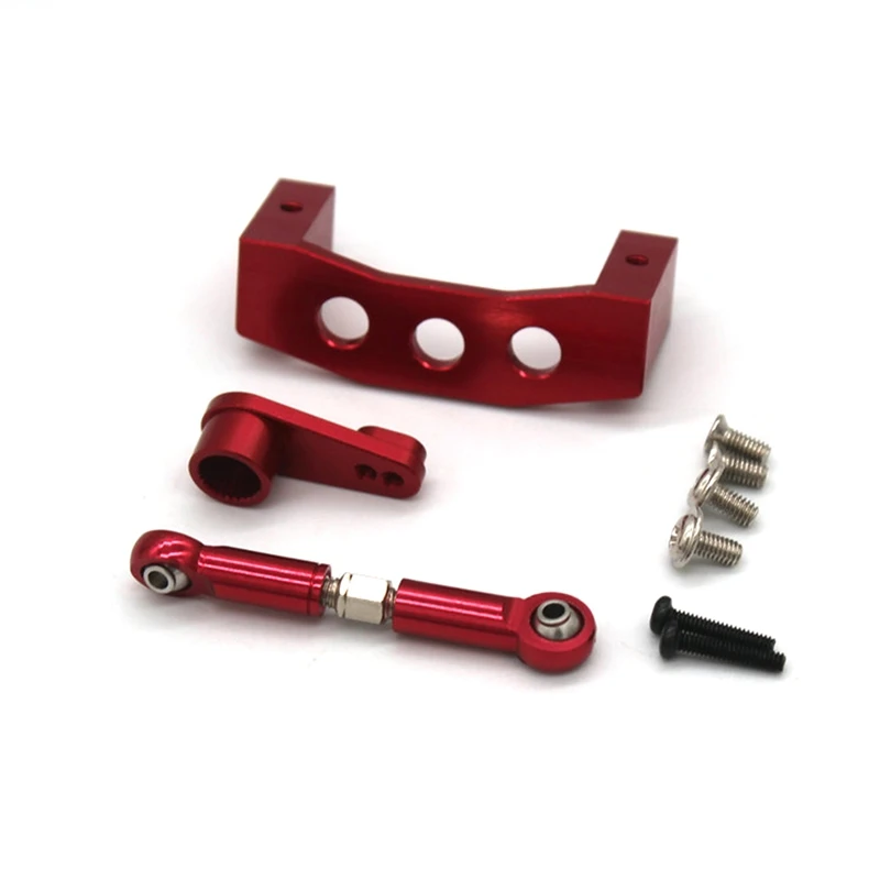 Metal Servo Arm Servo Mount Servo Link Rod for Wltoys 144001 144002