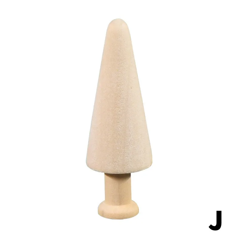 20 Mini Alberi In Legno Non Finiti Per Decorazioni Fai Da Te - 7,5 Cm, Da Dipingere E Personalizzare - 3