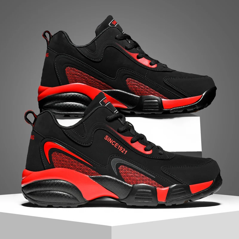 Men Shoes Fashion Thick Bottom Sneakers Breathable Running Tennis Shoes Breathable Comfortable Casual Shoe Zapatillas De Hombre