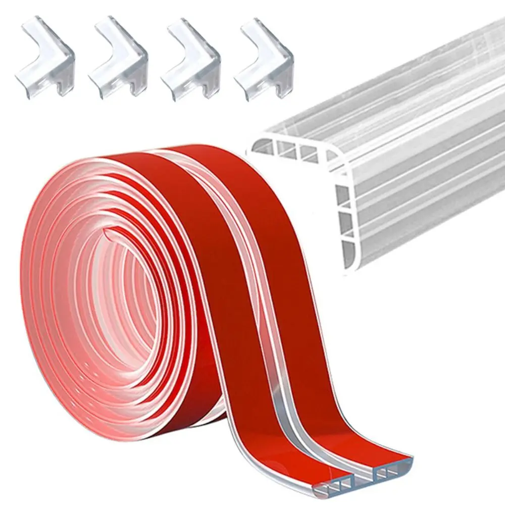 충돌 방지 PVC 가구 범퍼 하이 퀄리티 가구 피팅, 테이블 가장자리 보호대 코너 가드 스트립, 가정용 하드웨어 