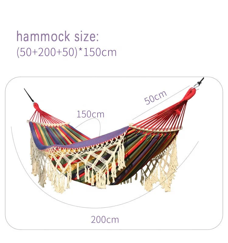 

TAKEDO 2022 Outdoors Backpacking Canvas Hammock Swing Net Chair Camping Hanging Folding Travel Hammocks