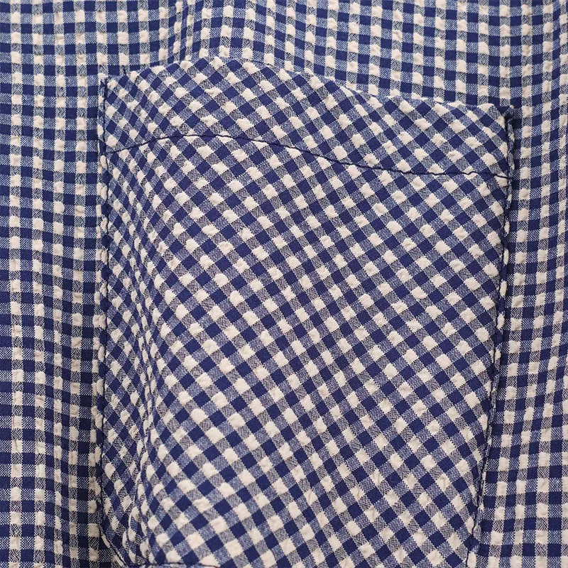 Chic Fashion Check Shirts for Women 2025 New Long Sleeve Shirt Women's Casual Simple Style Short Shirt And Blouse Tops