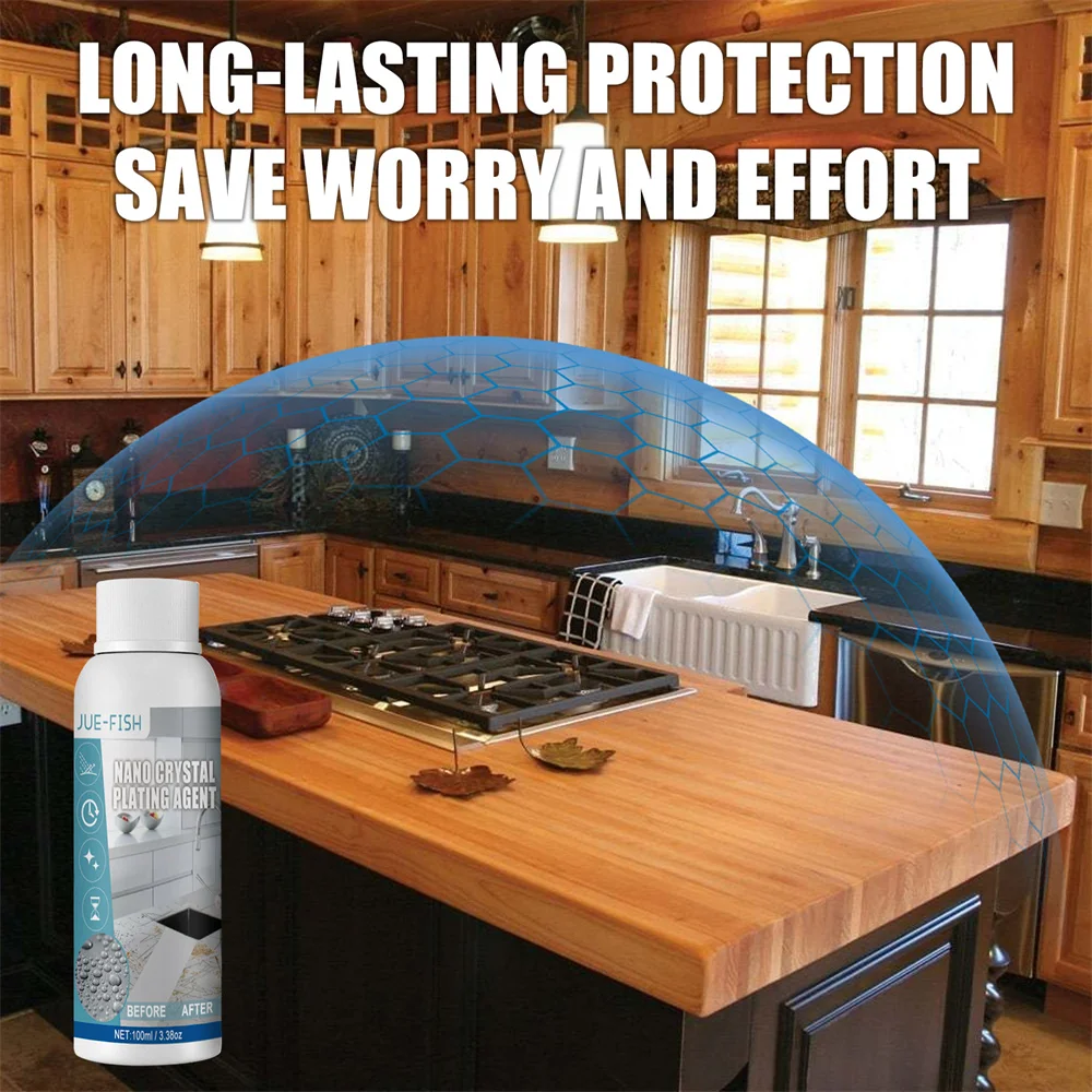 1/2/3PCS Stone Crystal Plating Agent Renovating Agent for Corrosion and Whitening of Marble Tile Countertop Stone Clean 4