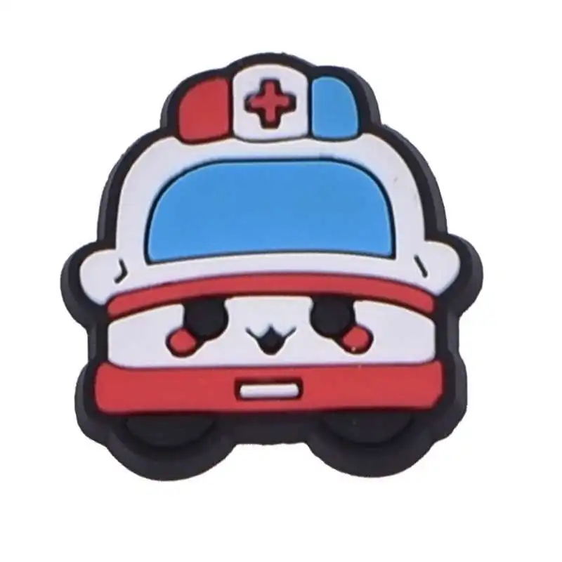Shoe Charms Decorations Shoe Charms Accessories Fits for Crocs Single Sale 1pcs Decorations PVC Buckle for Kids Party Christmas Gifts Doctor Nurse