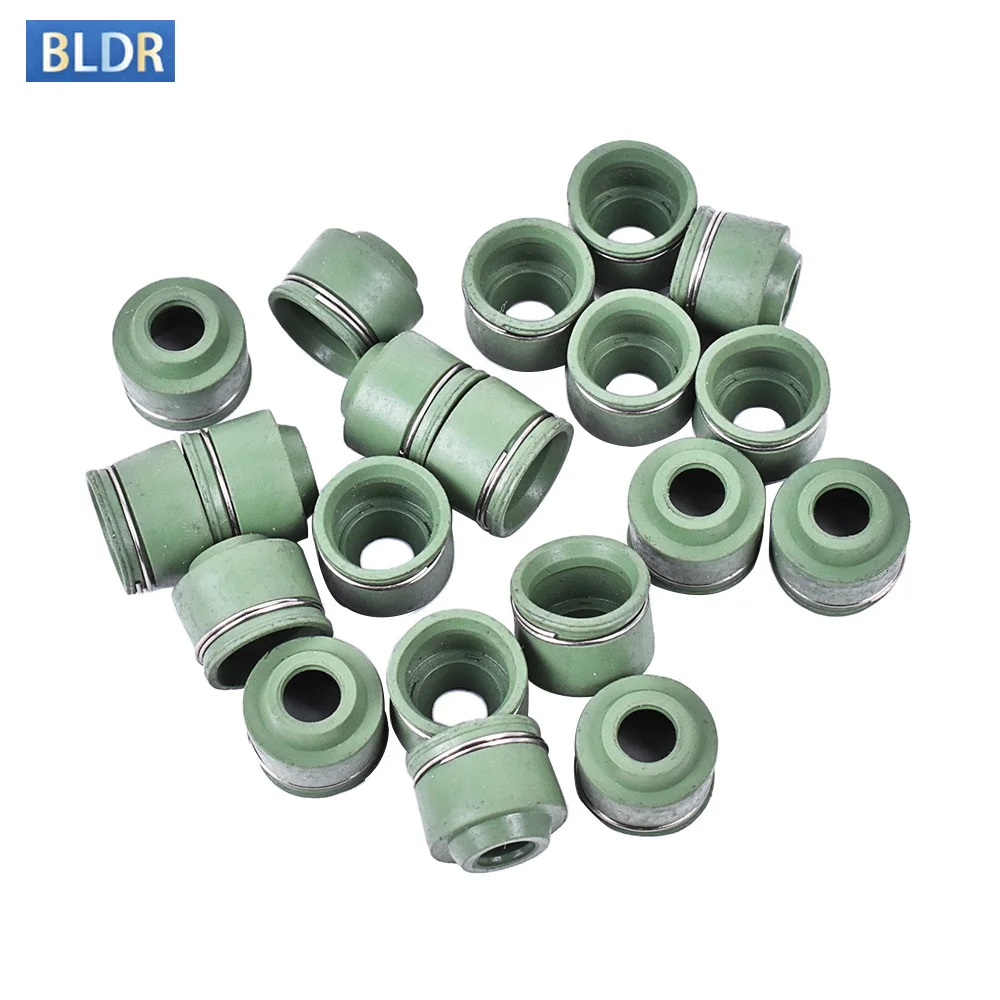 

100pc 4mm Motorcycle Cylinder Head Intake Exhaust Valve Stem Oil Seal For Kawasaki ZXR250 ZR250 Balius ZXR400 ZXR 400 ZR 250 400