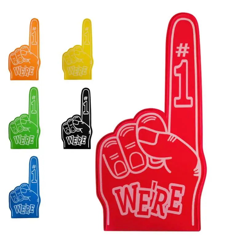 1PC Gladiators Foam Finger giant foam finger inspired sports games by sports fans' fingers Cheerleading Props for Sports Events