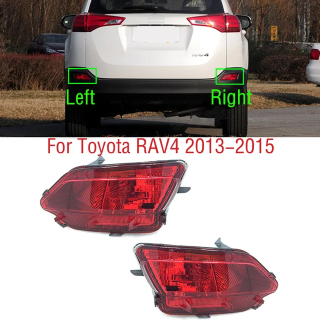 2013-2015 Toyota RAV4 Rear Bumper Fog Light Reflector Housing 1Set 2013-2015 Toyota RAV4 Rear Bumper Fog Light Reflector Housing 1Set
