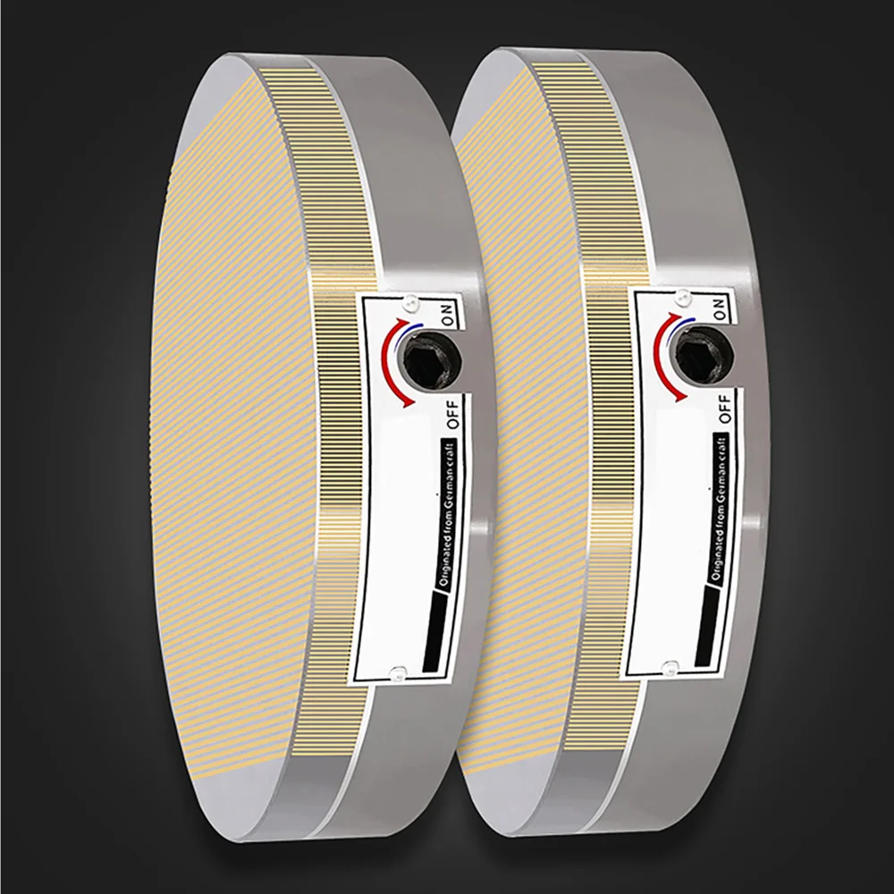 

125MM Circular Permanent Magnet Suction Cup, Powerful Fine Mesh Disk Grinding Machine, Lathe, Precision Circular Disk For Wire c