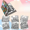 Street Graffiti: A Bold and Simple Creative Coloring Book Featuring Animated Characters and Cute Cartoon Houses 3