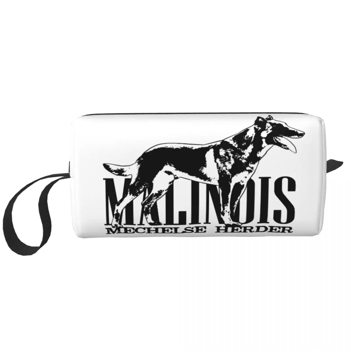 

Travel Malinois Dog Belgian Shepherd Toiletry Bag Kawaii Mechelaar Makeup Cosmetic Organizer Women Beauty Storage Dopp Kit Case