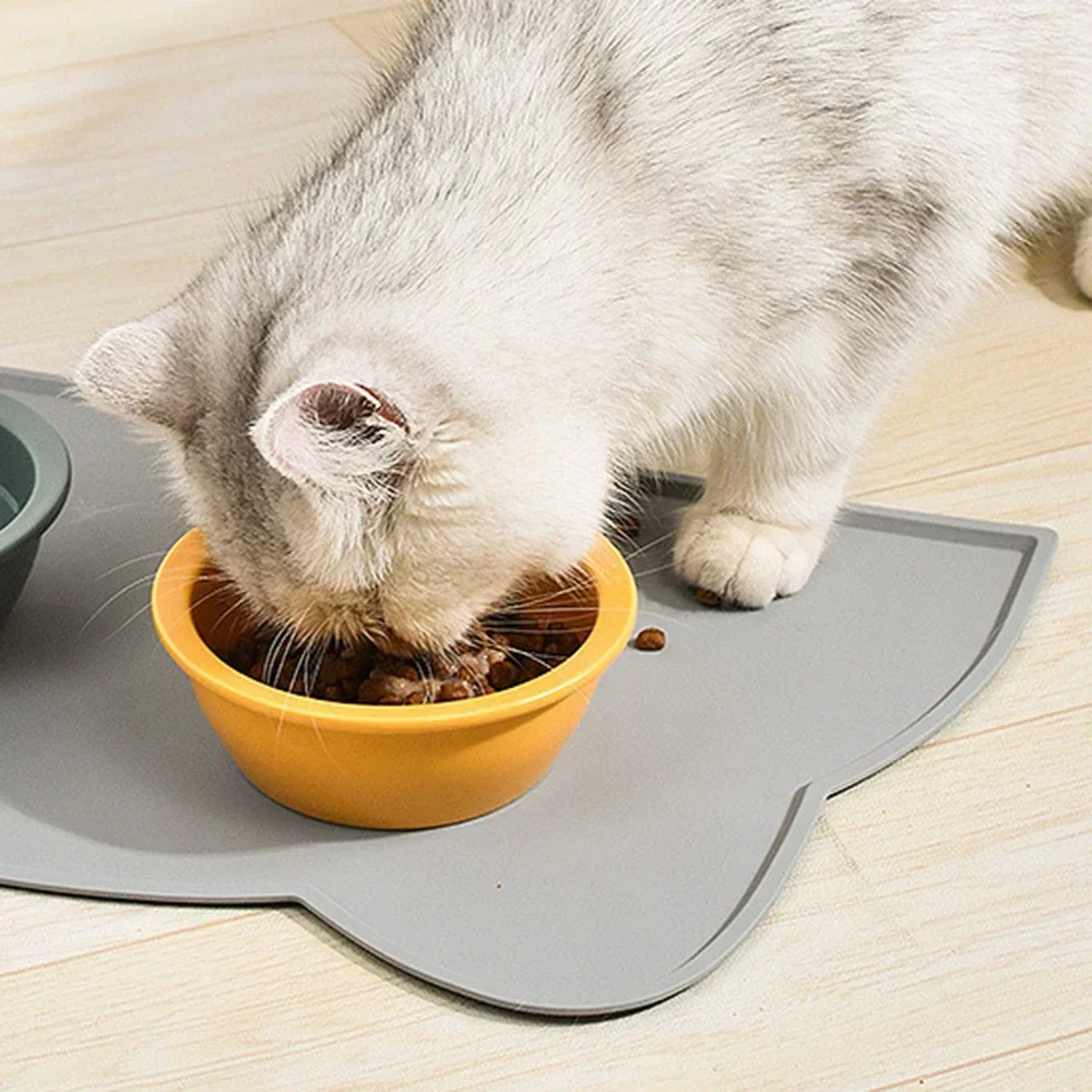 Pet Placemats 1PC Waterproof Non-slip Prevent Food Water Spills Easy Clean For Dogs Cats