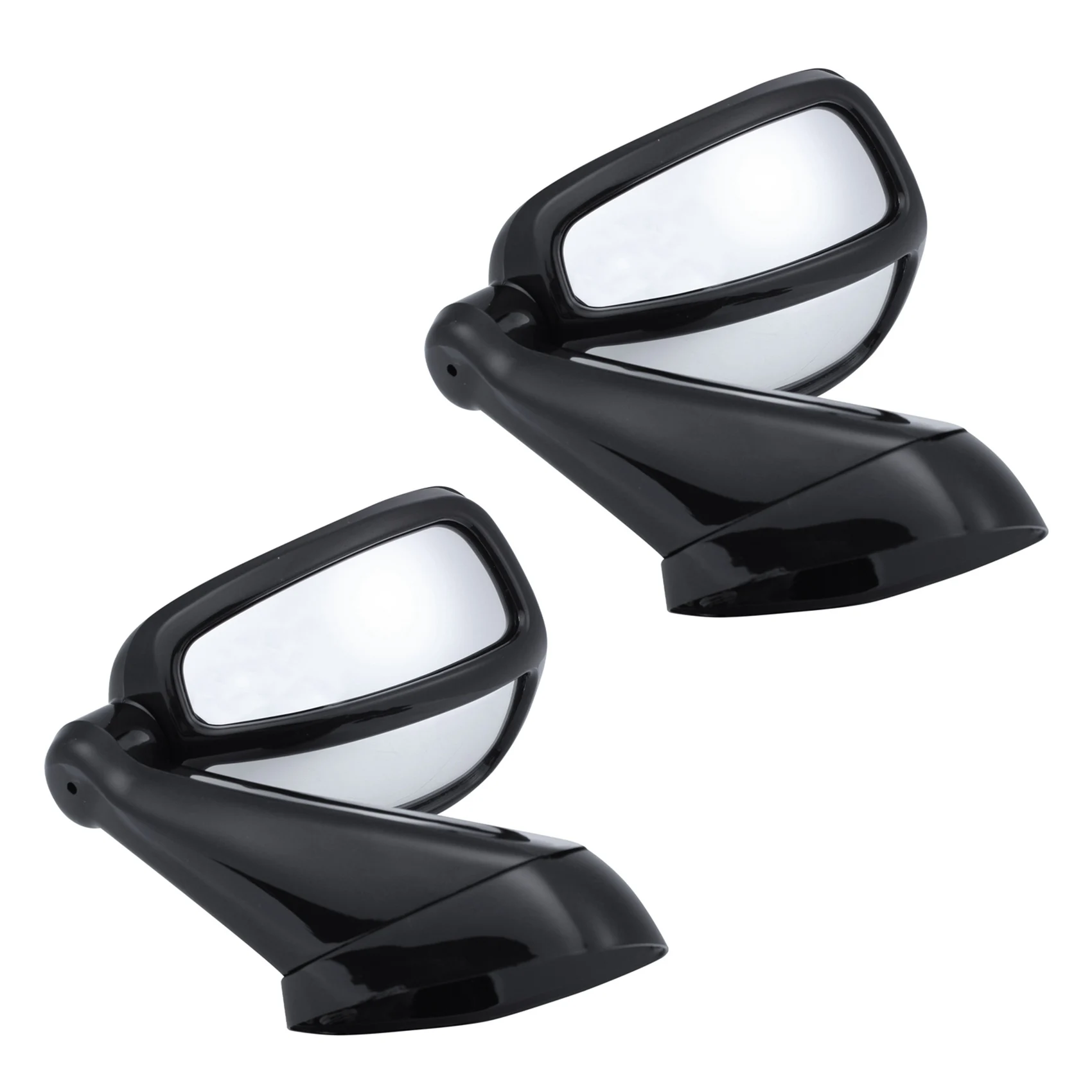 

2X Car Rear View Blind Spot Mirror Wide Angle Rear View Mirrors Auto Hood Head Cover Sand Plate Side Mirror for Suv Jeep