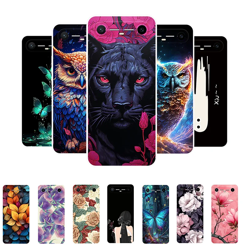 Leopard Panda Printed Soft Silicone Phone Case - Stylish Back Cover and Bumper