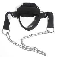Head Neck Lifting Strap with Chain Adjustable Shoulder Weight Strength Training Exercise Strap Neck Muscle Power Training Gym 2