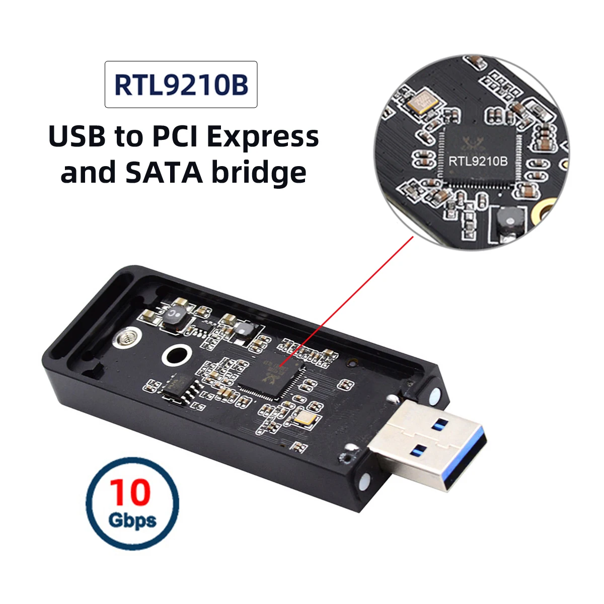 USB 3.0-NVME M-Ű M.2 NGFF SATA SSD  PCBA ̽ , 2230, 2242 RTL9210B Ĩ