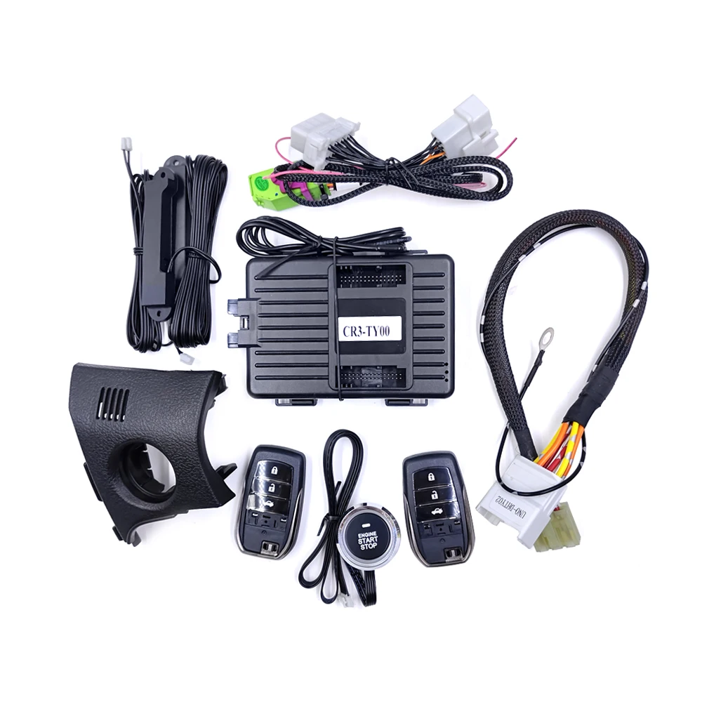 Per Toyota Corolla 08-13 Facelift Motore Pulsante Start Stop Remote Starter Keyless Entry Auto Unlock Lock Prodotto Per Auto