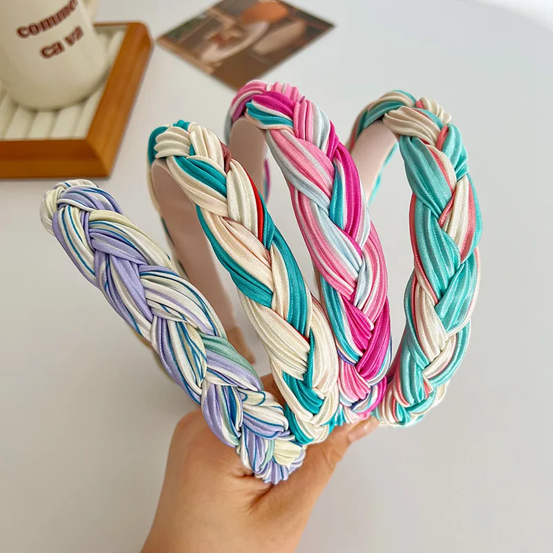 

Tiedye, плетеная повязка на голову, ободок для волос