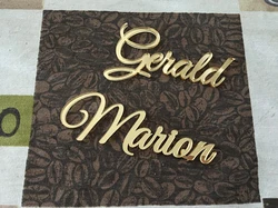 1pcs Custom Mirror Rose Gold Baby Name Sign Nursery Wall Decoration Personalized Black Name Sign Rustic Wedding Party Baptism