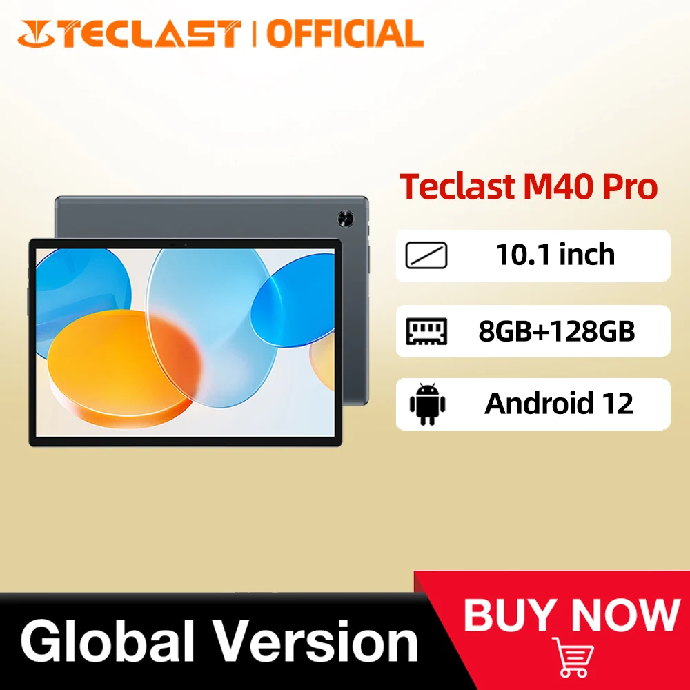Teclast Tableta M40 Pro 2023, Tablet con Android 12, 8GB de RAM, 128GB ...