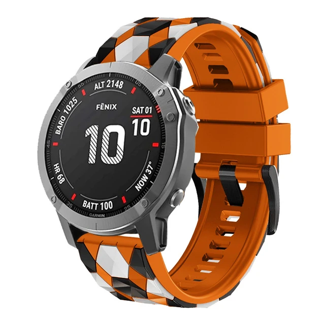 Vidunderlig harmonisk håndflade Garmin Fenix-Magenixウォッチストラップ,Garmin用,モデル7 7x,6x pro,5x,5plus,epix  2,955および965用のシリコンブレスレット _ _ | Aliexpress