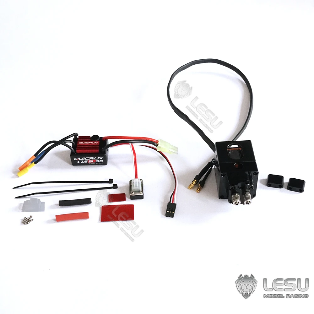 

Lesu Brushless ESC Hydraulic Pump Set 1/14 RC Dumper Truck Car DIY Model Tamiyaya TH02468