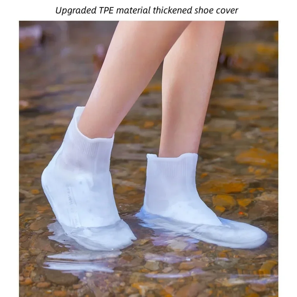 Waterproof Silicone Shoe Covers - Unisex Anti-Slip Rain Protectors