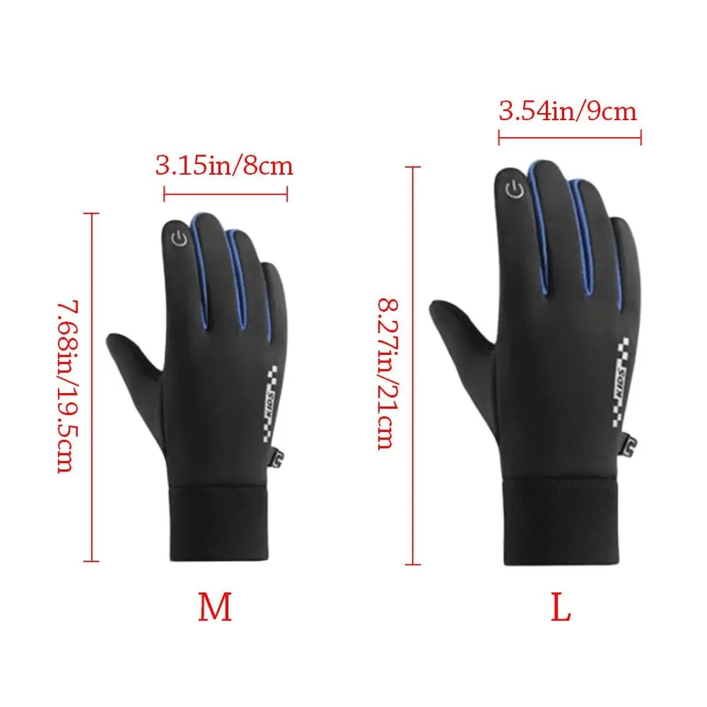 Kids Winter Gloves Touch Screen Non Slip Cycling Mittens