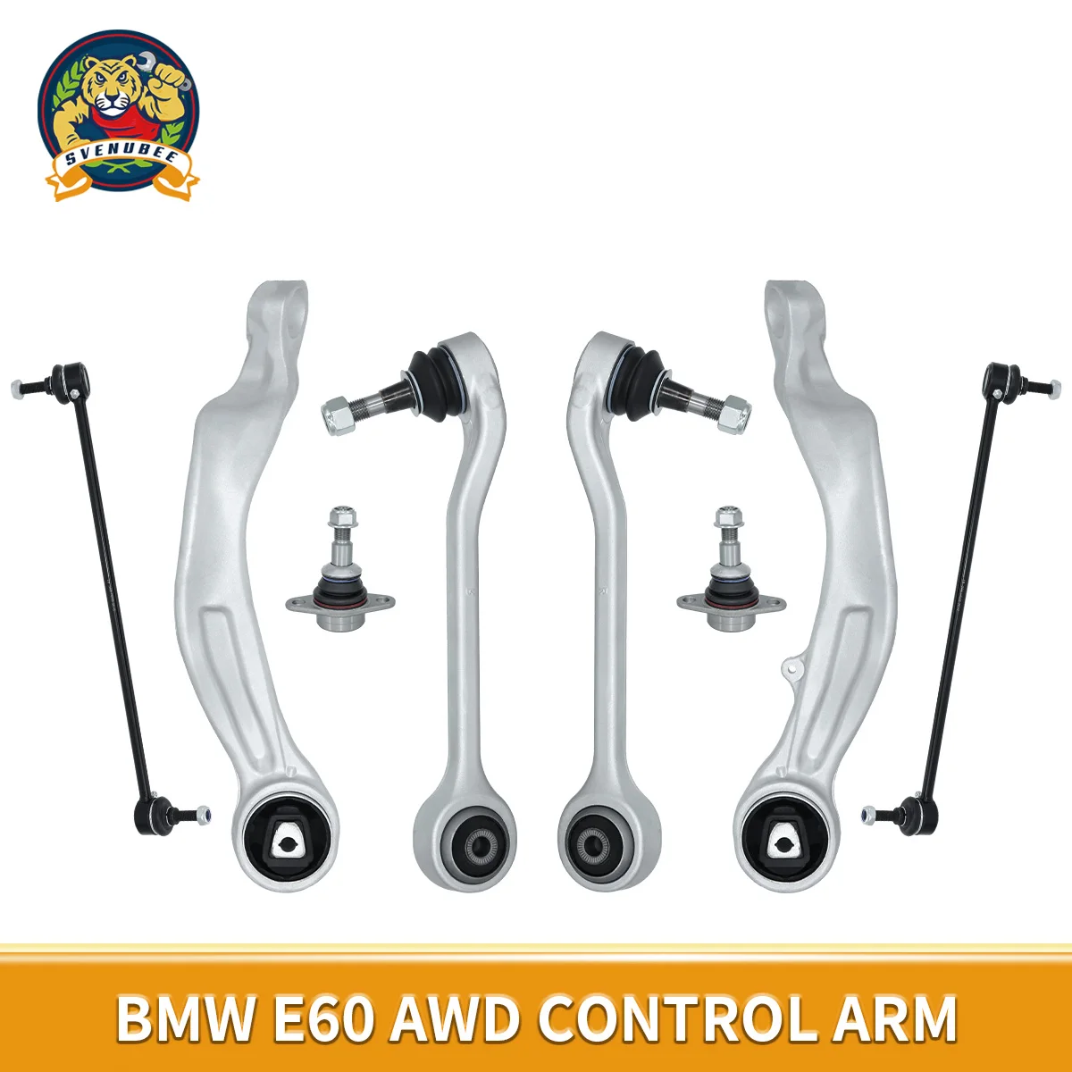 

Svenubee 8pcs Front Control Arm Ball Joint Sway Bar Link Suspension Kit for BMW E60 525xi 528i 528xi 530xi 535i 535xi 2006-2010