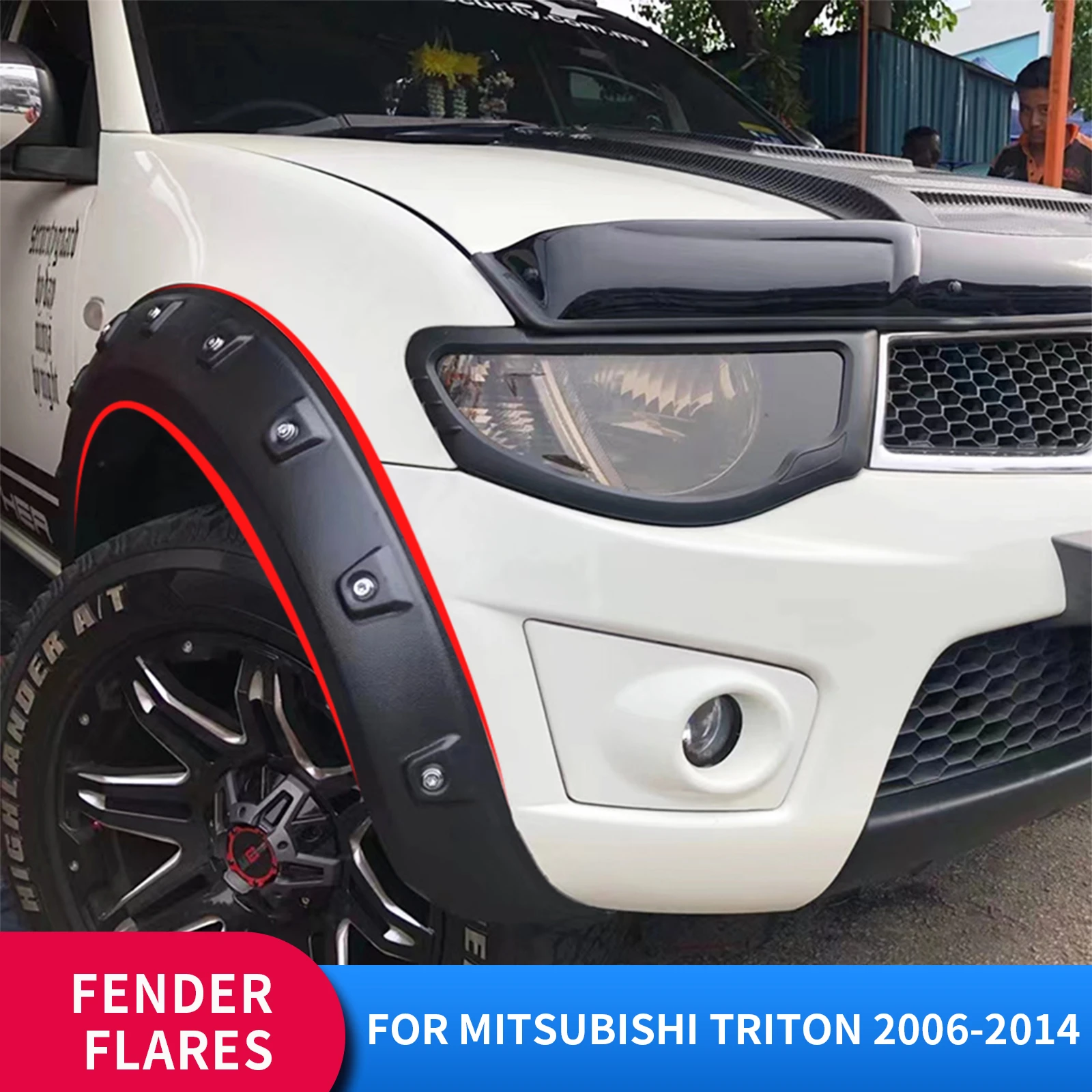 Fender Flares Wheel Arch for Mitsubishi Triton 20062014 Fenders with