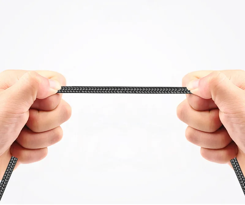 Durable Nylon Braided Micro USB Charging Cable - Multiple Lengths Available