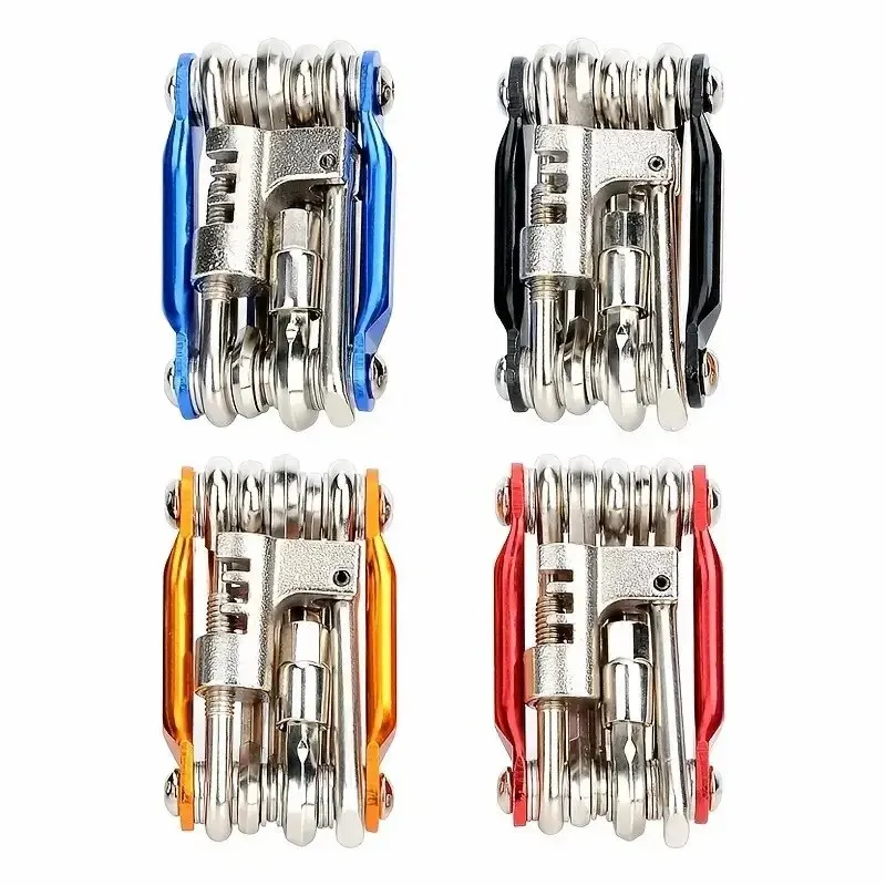 11 In 1 Bike Repair Tool Kit Portable Multifunctional For Outdoor Bicycle Cycling