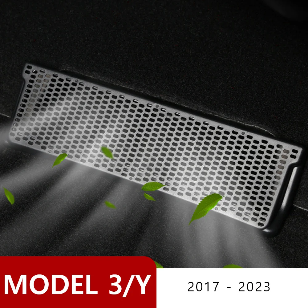 

2 шт., Защитная крышка для автомобильного кондиционера Tesla Model Y 3