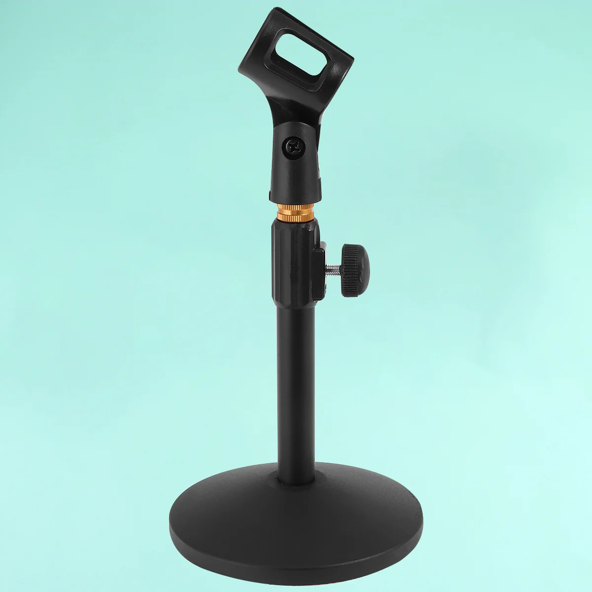 Flexible Microphone Stand Desktop Rack Round Base Liftable Bracket For Singing Recording Mic Holder Tripod Accessories Parts