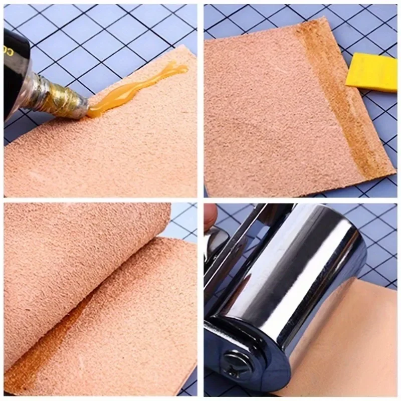 1PC Leather Glue Laminating Roller Leather Press Edge Roller Platen Tools for Craft DIY Laminating Tool for Leather Craft - 3