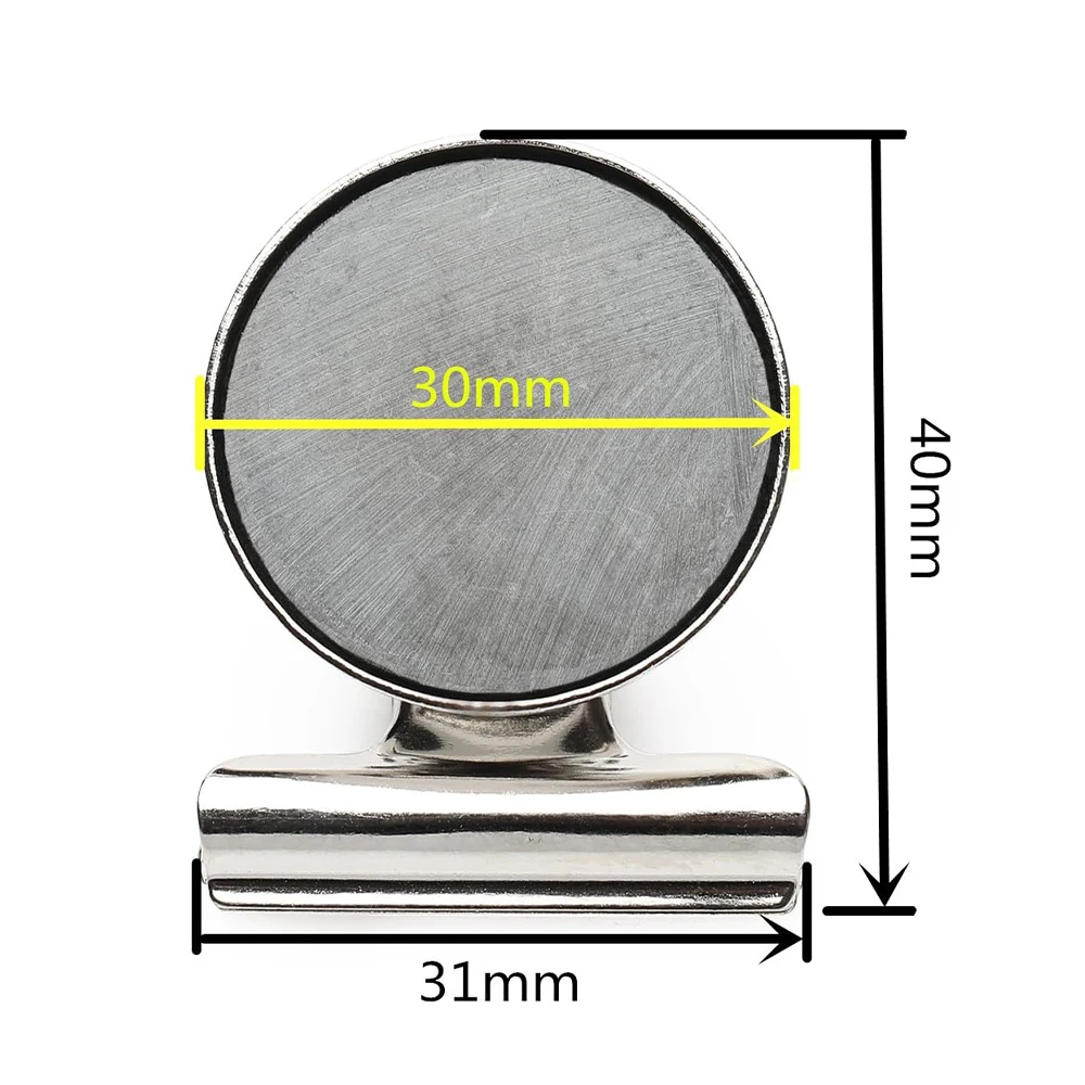 Strong Magnetic Clips for Fridge, Office, and Photo Displays