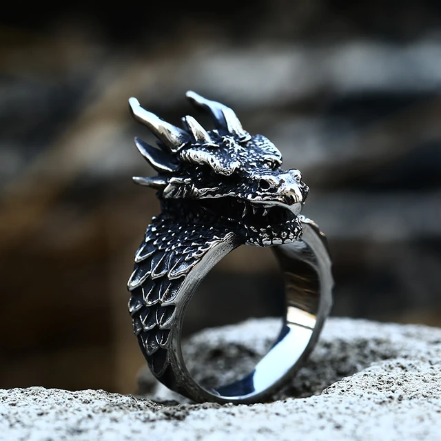 Dragon Ring Silver 2024 | favors.com