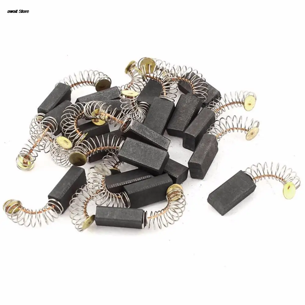 

10 Pcs 6.5x7.5x13.5mm Drill Electric Grinder Replacement Carbon Brushes Mini Spare Parts For Electric Motors Dremel Rotary Tool