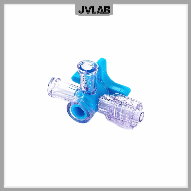 Disposable Stopcock Sterile Three Way Cock Syringe Adapter Water-light Needle Dispenser Ethylene Oxide Sterilization 5/PK