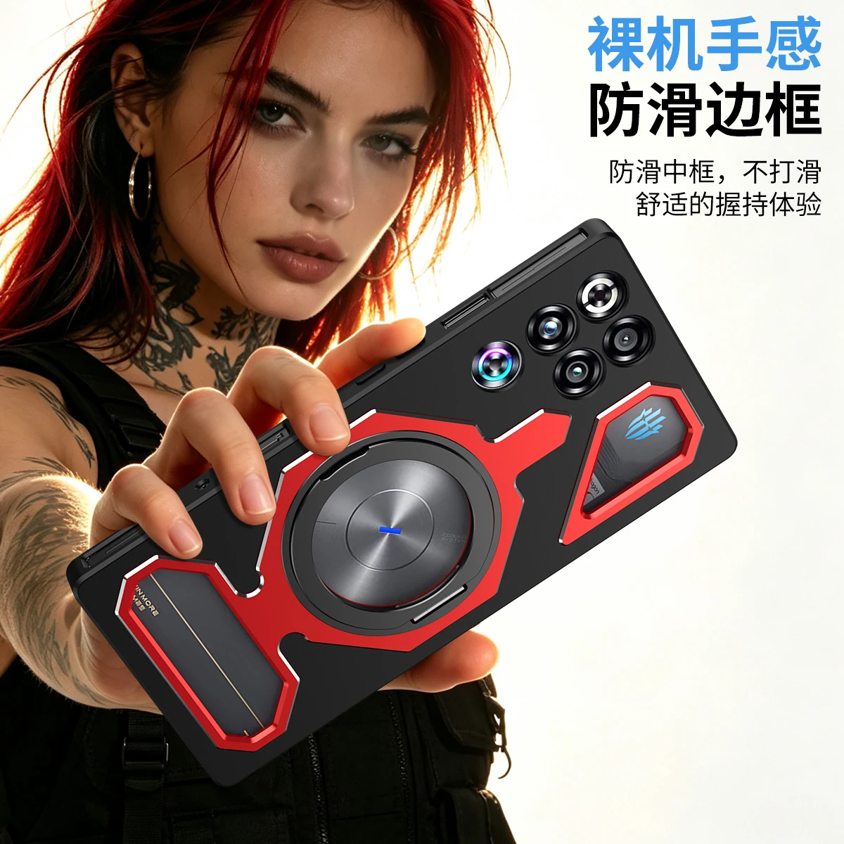 Enhanced Product Title: Premium Magnetic Bracket Case with Soft TPU