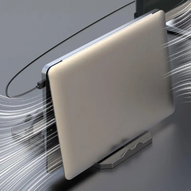 멀티 레이어 수직 노트북 주최자 스탠드 홀더 사무실 홈 스토리지 ABS 플라스틱 896C를위한 슬립 증거 기반