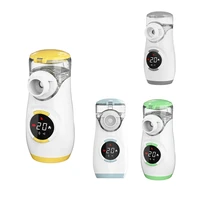 Portable Nebulizer With Intuitive LED Interface And Auto-Cleaning, Handheld Portable Mesh Nebulizer For Home Durable Gray 1