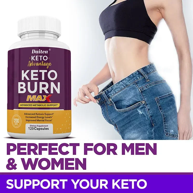Fat Burning Weight Loss Keto Capsules-Metabolism, Healthy Weight Management, Appetite Suppression, Energy, Muscle Mass