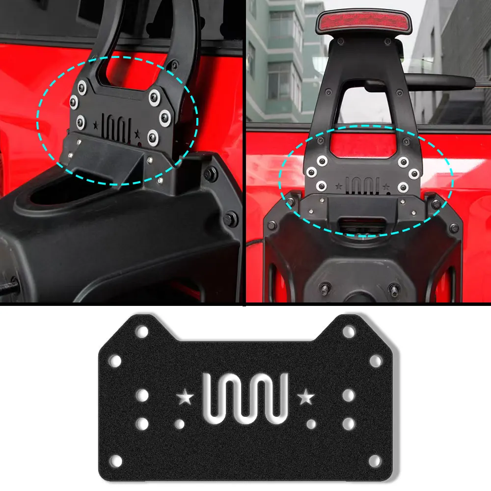 Steel Black Brake Light Lifting Bracket Interior Accessories Car Tools Accessories For Ford Bronco Model 1Pcs