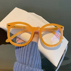 Vintage Oversized Retro Eyeglasses - -4.0 (Orange)