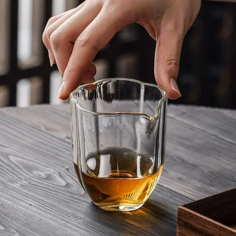 Plum Fair Cup High Borosilicate Glass High Permeability Tea Dispenser Accessories Glass Tea Set