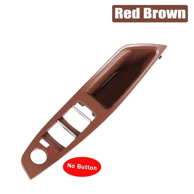 Maniglia Interna Bracciolo RHD Destra Per BMW Serie 5 F10 F11 F18 | Colore Beige-Bianco | Senza Pulsante Specchio | Ricambio Portiera In ABS