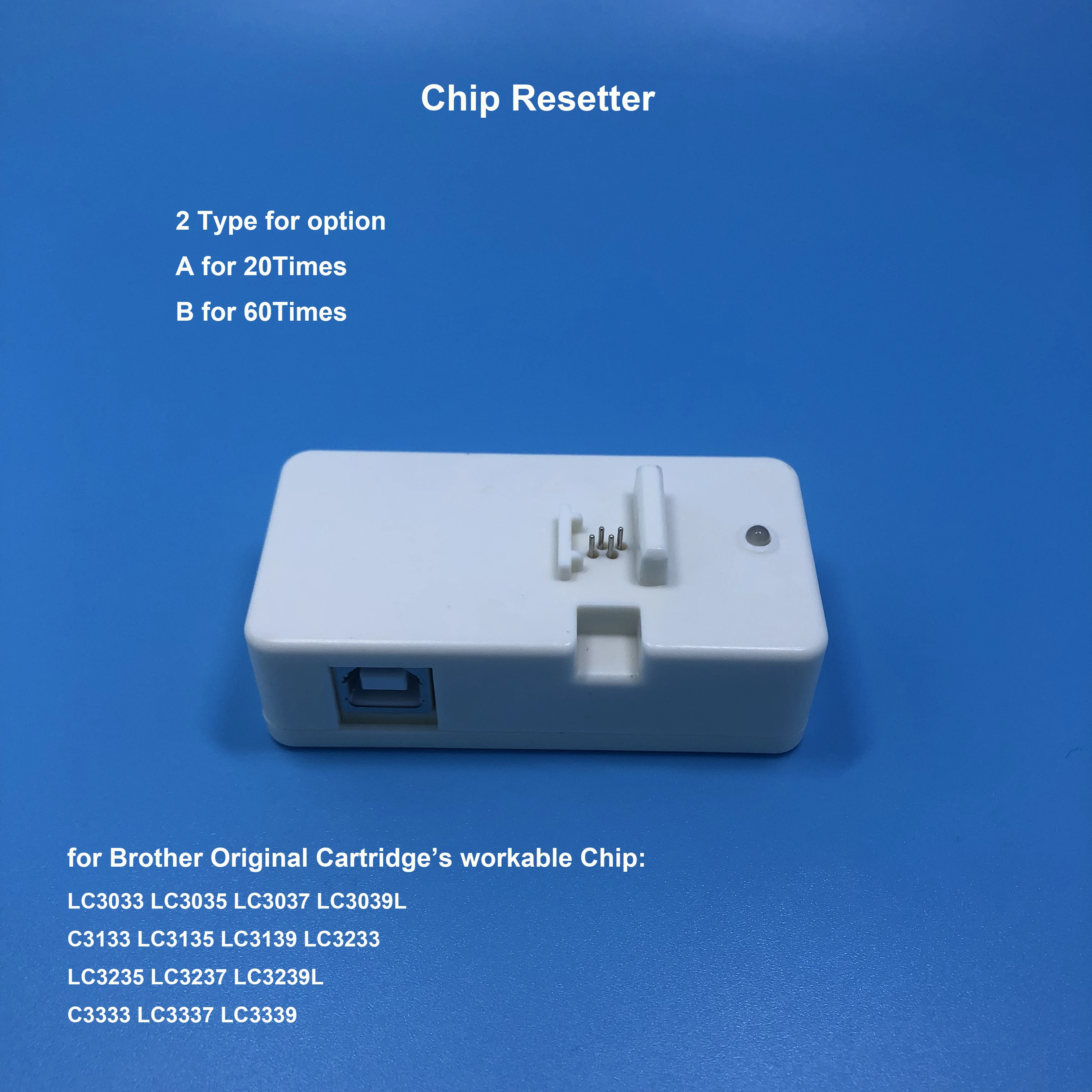 

Chip Resetter for Brother LC3033 LC3035 LC3037 LC3039 Original Chip for MFC-J805DW MFC-J805DWXL MFC-J815DW MFC-J995DW MFC-J995DW